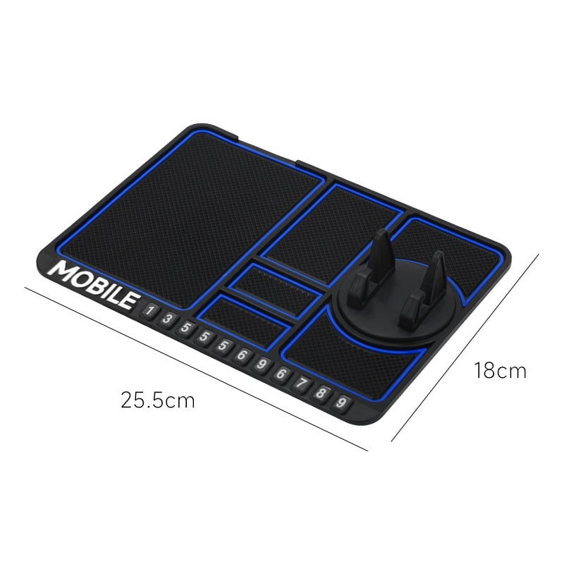 Heat resistant honeycomb silicone mat for car interior accessories