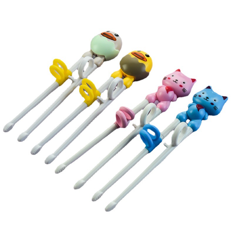 Childrens chopsticks in cartoon shapes