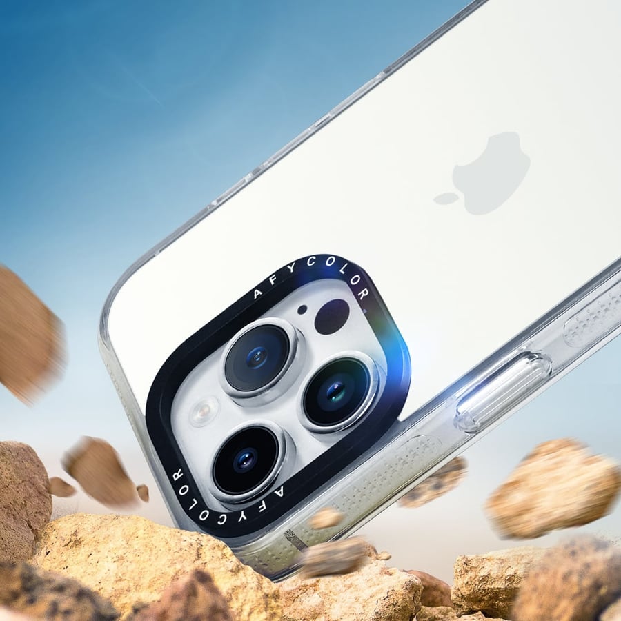 حماية جوال شفاف  iPhone Transparent mobile protection