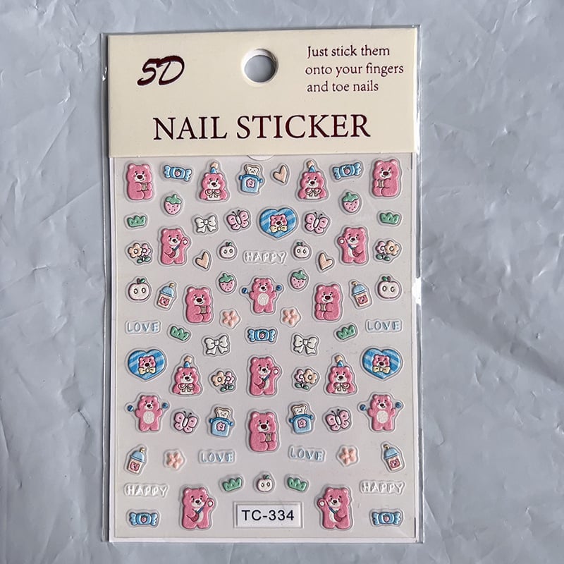 5D Nail Sticker Collection