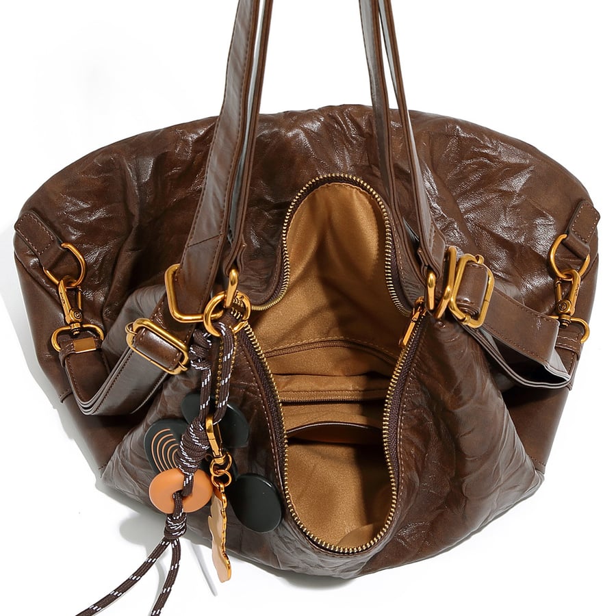 حقيبة جلد بني ميكي من ديزني-Disney Mickey Mouse brown leather bag