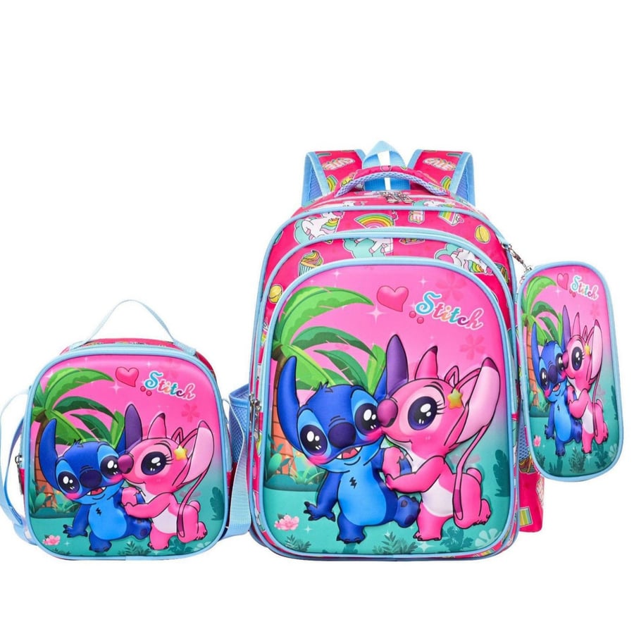 Childrens school bag set-stitch
