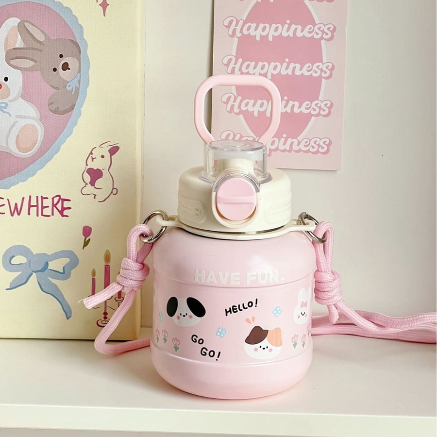 Water bottle for girls-stainless steel water bottle