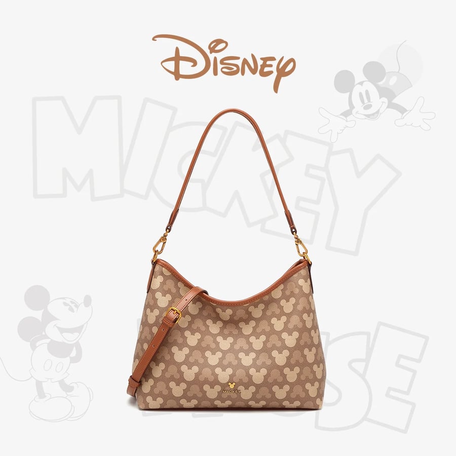 حقيبة كتف مميزة بطباعة ميكي من ديزني-Disney Mickey Mouse print shoul