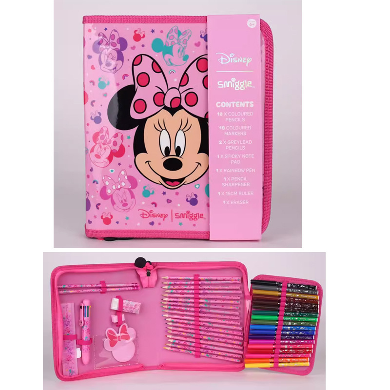 Assorted stationery pencil case-mini mouse