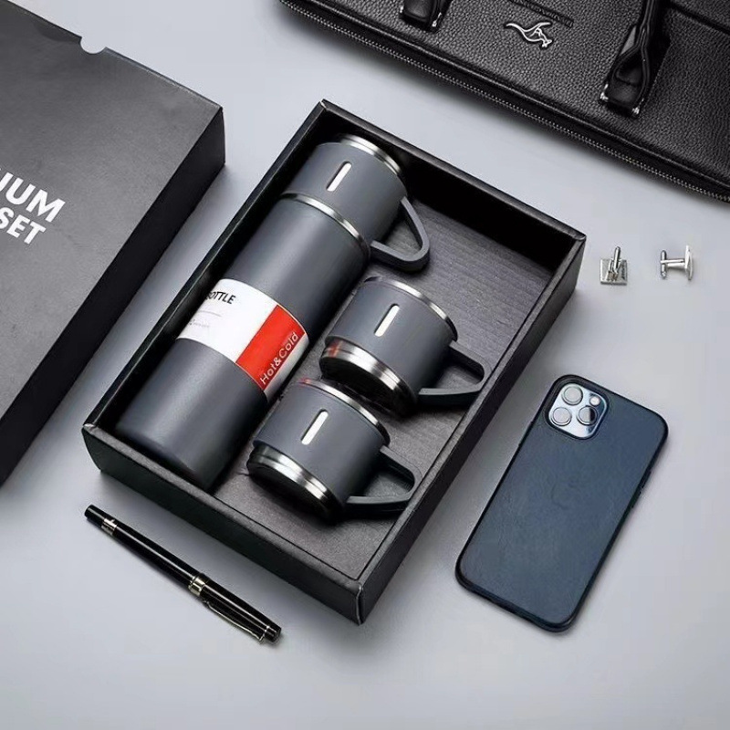 Thermal thermos set with matching cups-stanley coffee thermos