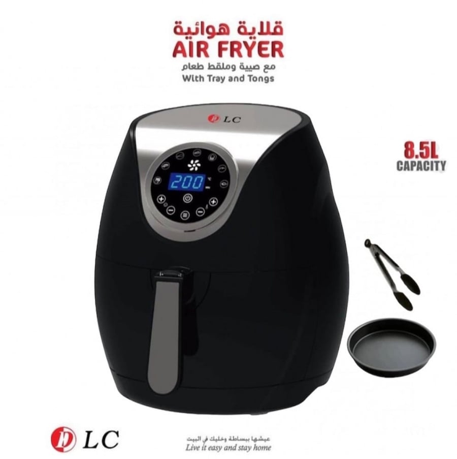 Air fryer with large electronic screen 8.5 liter - DLc