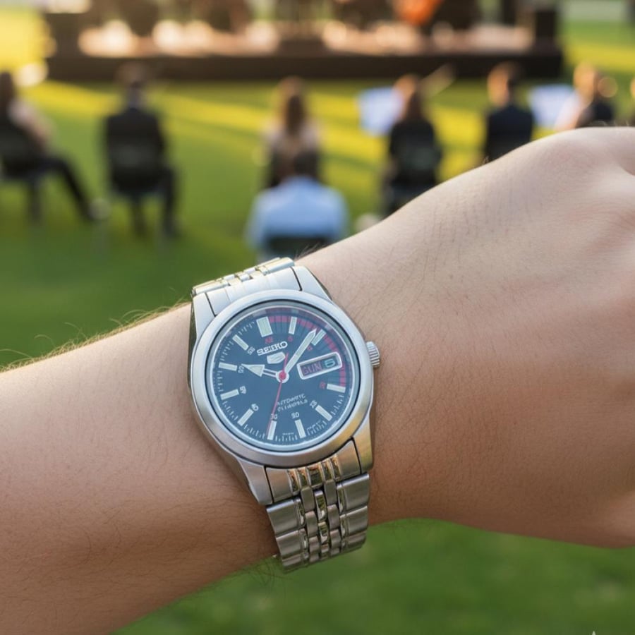 Seiko 5 Women's Automatic SYMA43J | ساعة سيكو 5 نسائية رياضية يابانية
