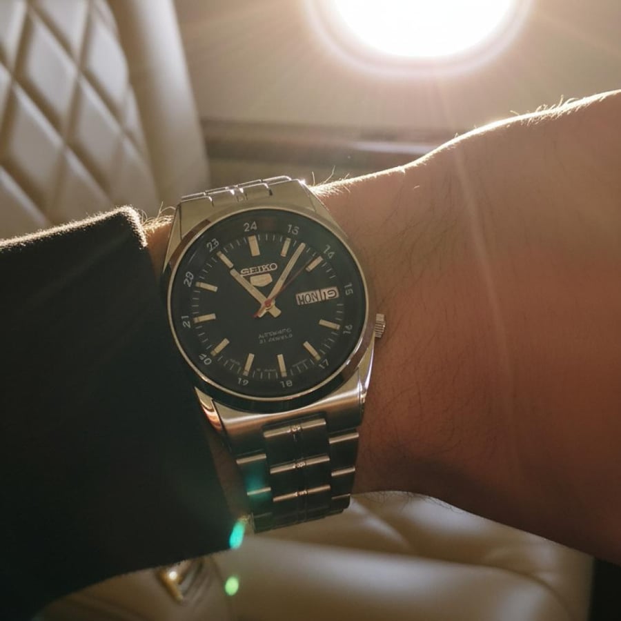 Seiko 5 Men's Automatic SNK563J | ساعة سيكو 5 رجالية رسمية يابانية