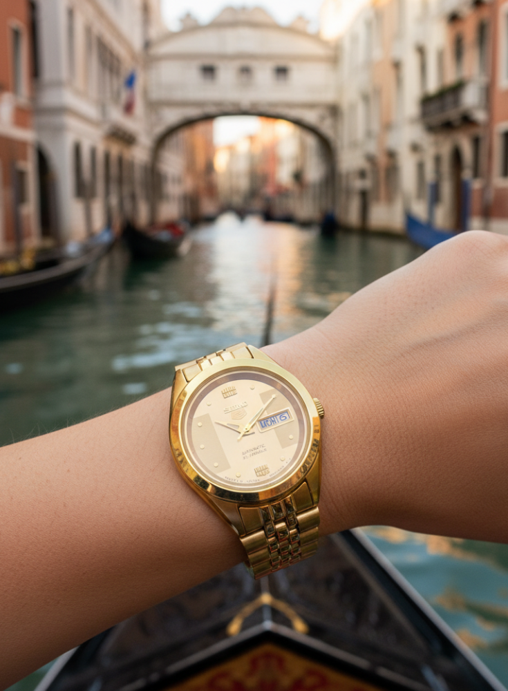 Seiko 5 Women's Rare Automatic SYMG14J | ساعة سيكو 5 نسائية عصرية نادرة يابانية