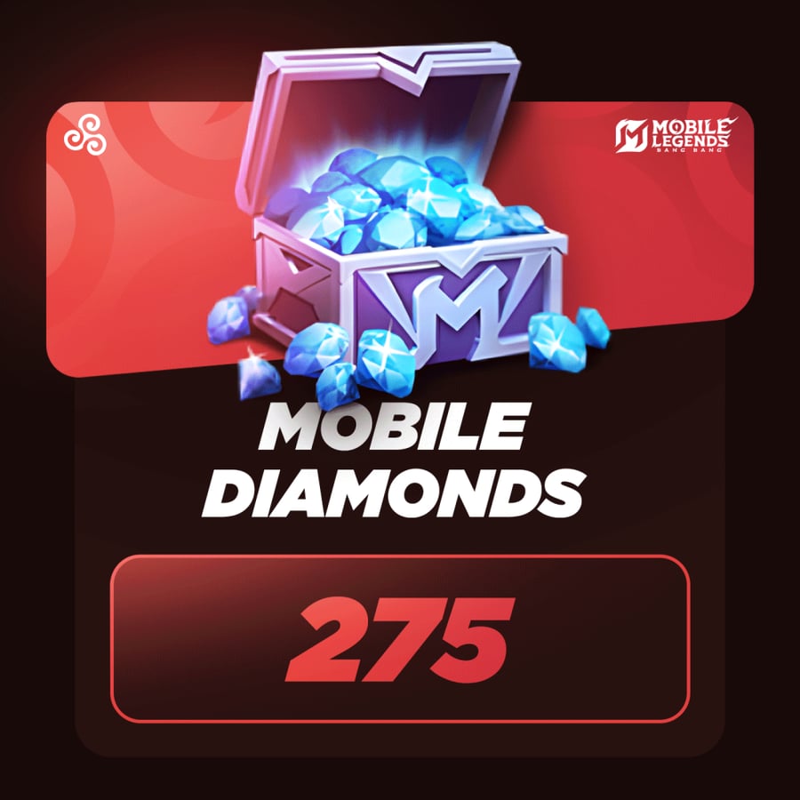 شحن موبايل ليجند 275 جوهرة | Mobile Legends