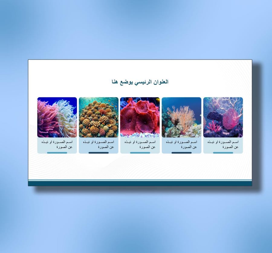 قالب بوربوينت صفحة تنسيق الصور