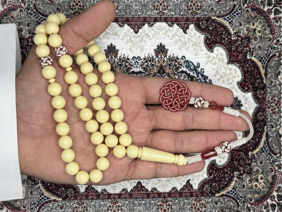 سبحة بكلايت كريمي طربزونة تفصال