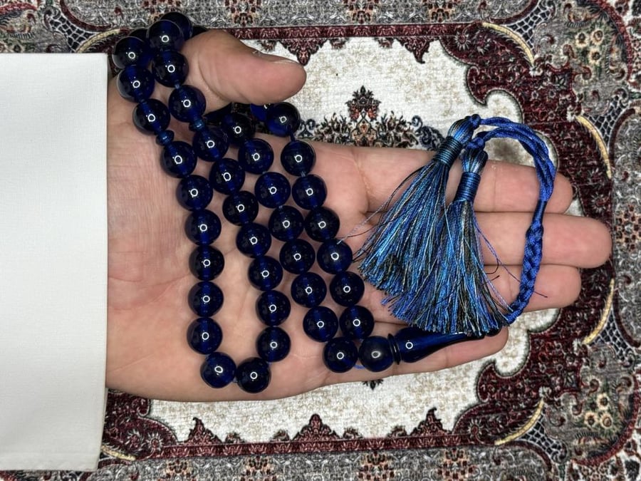 سبحة بكلايت حرباء أزرق كركوشة تفصال