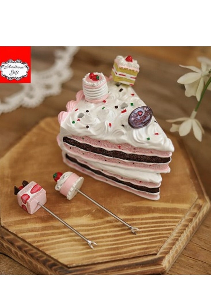 طقم ستاند 4 ملاعق حلى | Sweet 4 Spoon Set with stand