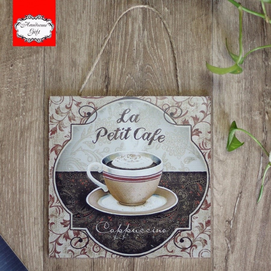 تعليقة خشبية ديكور جداري 19*0.5*19 سم | Wooden wall hanging
