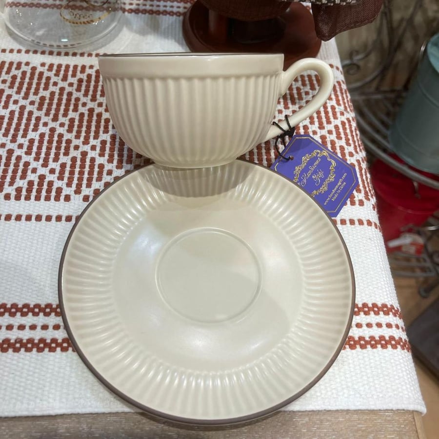 كوب شاي وصحن 220 مل |Tea Cup & Saucer 220 ml