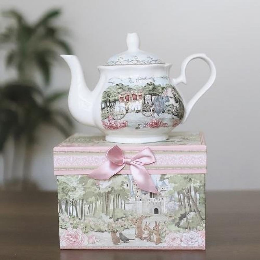 طقم يتكون من إبريق شاي من السيراميك سعة 900 مل وكوبين للشاي سعة 420 مل.|Ceramic Tea Pot 900ml with Two pieces  Mug 420 ml