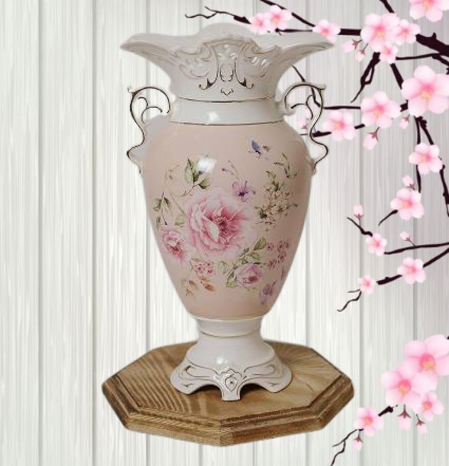 فازة زرع فيكتورية سيراميك | Ceramic Victorian vase