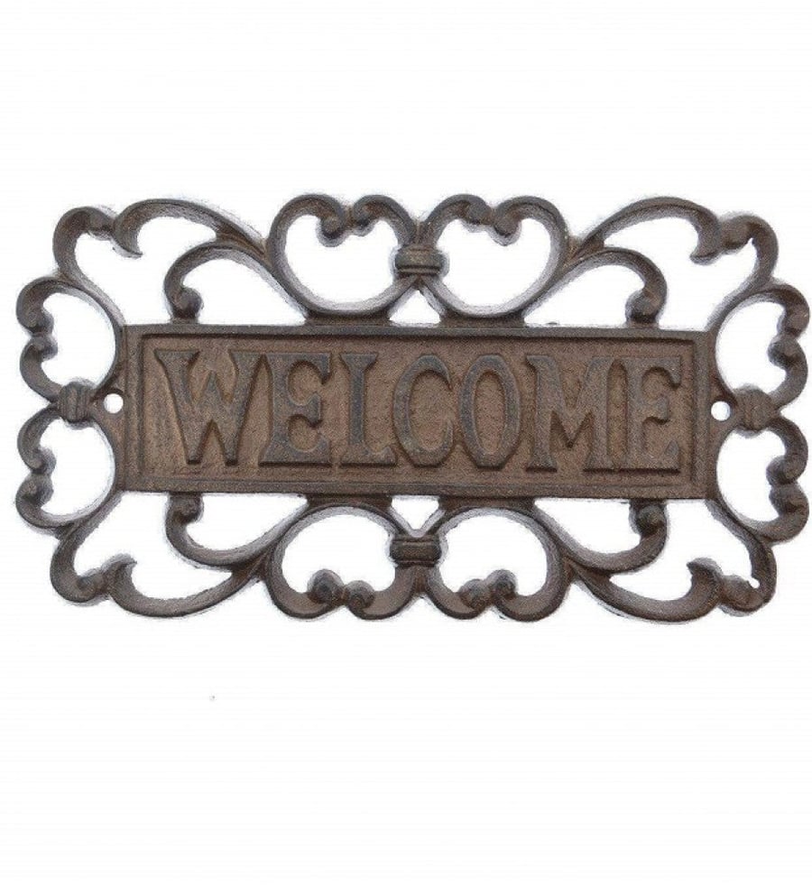 تعليقة جدارية معدنية "WELCOME" | Metal wall hanging