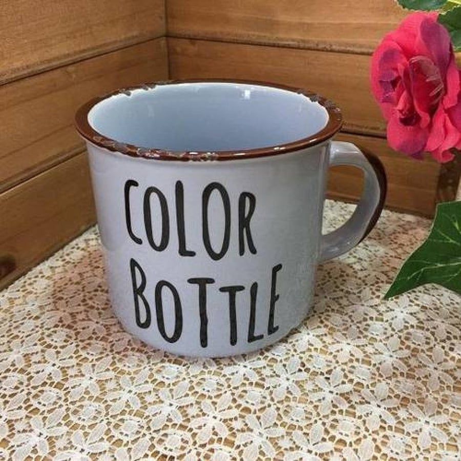 كوب شاي ازرق سيراميك | Ceramic blue tea cup
