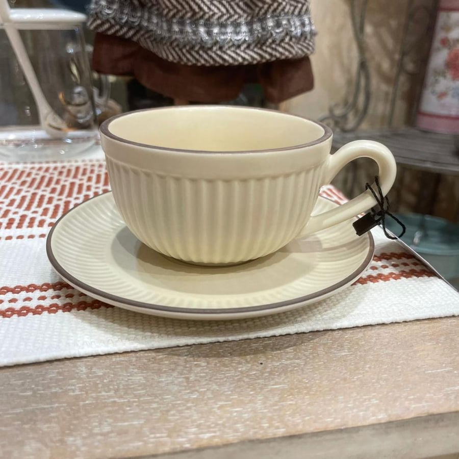كوب شاي وصحن 220 مل |Tea Cup & Saucer 220 ml
