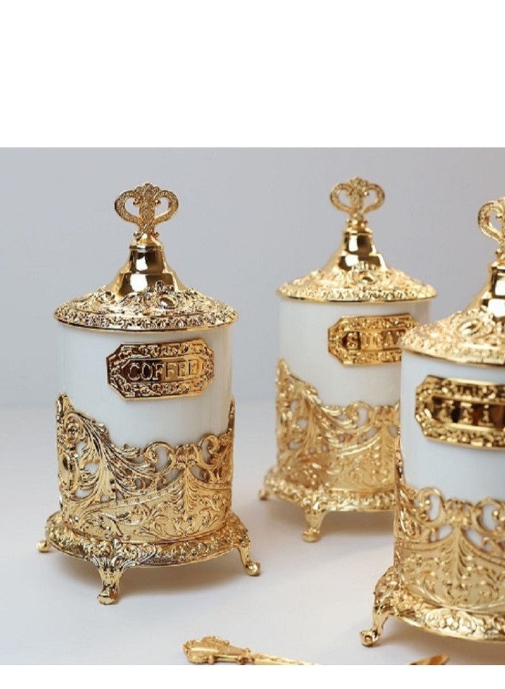 طقم علب بهارات معدنية 3 قطع | Spice Boxes set 3 Pcs