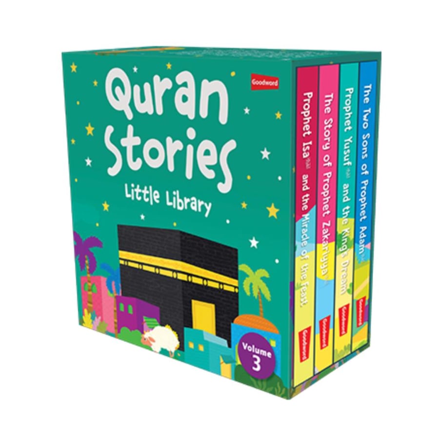 Quran Stories - Little Library - Vol.3 (4 Board Books Set) iqra