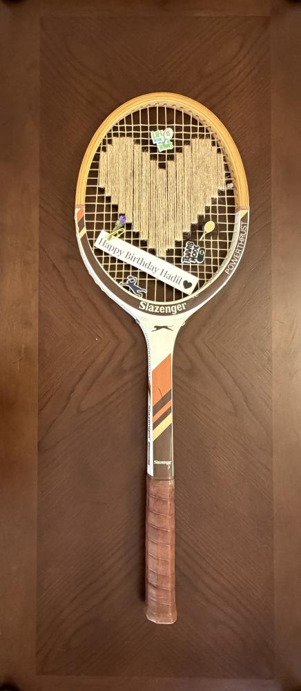 Vintage Tennis Racket - craft