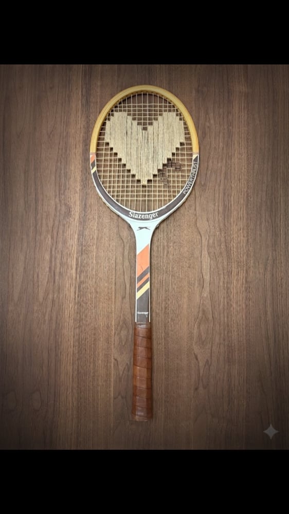Vintage Tennis Racket - craft