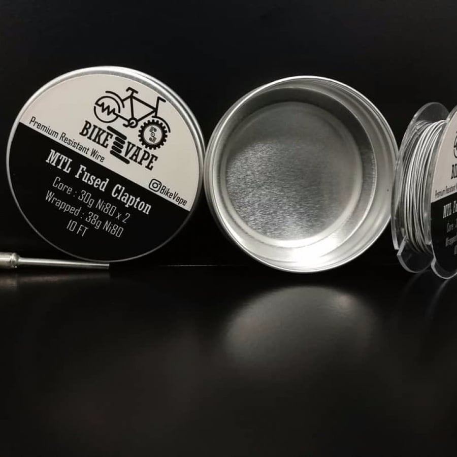 كيبل أحادي طول 10 قدم يكفي لتصنيع 30 كويل بجودة عالية Bike Vape Wire B