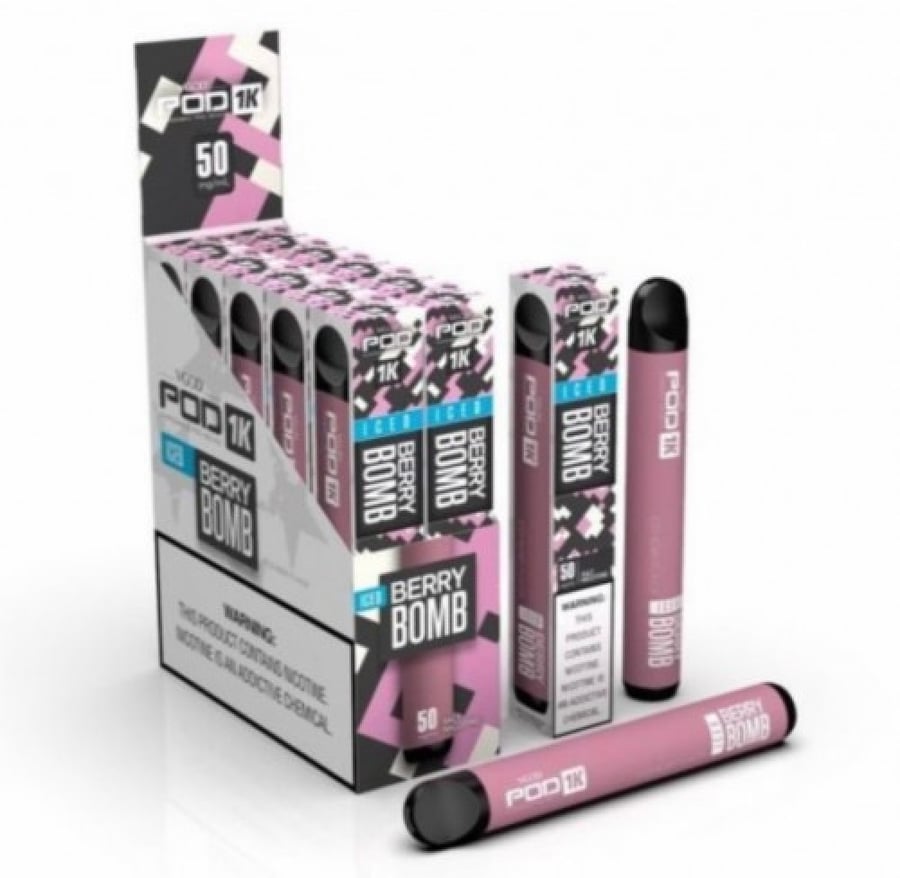 ستيج فراولة ايس 1000 موش STIG VGOD BERRY BOMB ICED - 1K