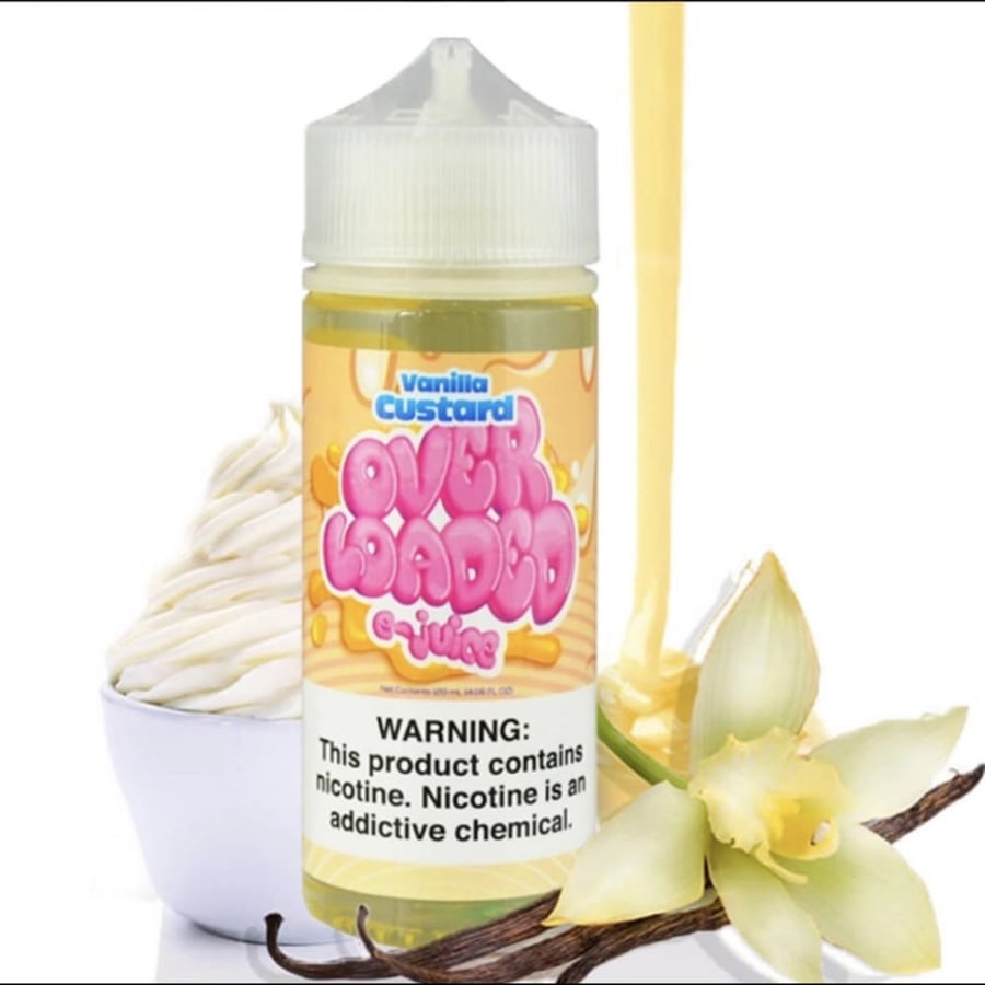 نكهة اوفر لوديد فانيلا كاسترد Oveer Loaded vanilla custard 120ML فبور