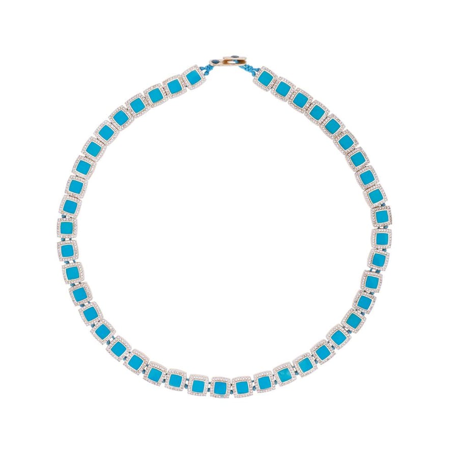 سلسال مقاس صغير جدا لون ازرق CNE-1147-XS
