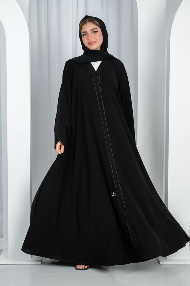Royal Korean first grade flared abaya