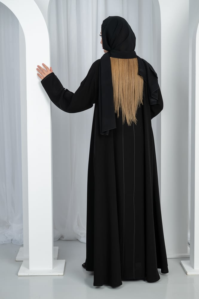 Royal Korean first grade flared abaya