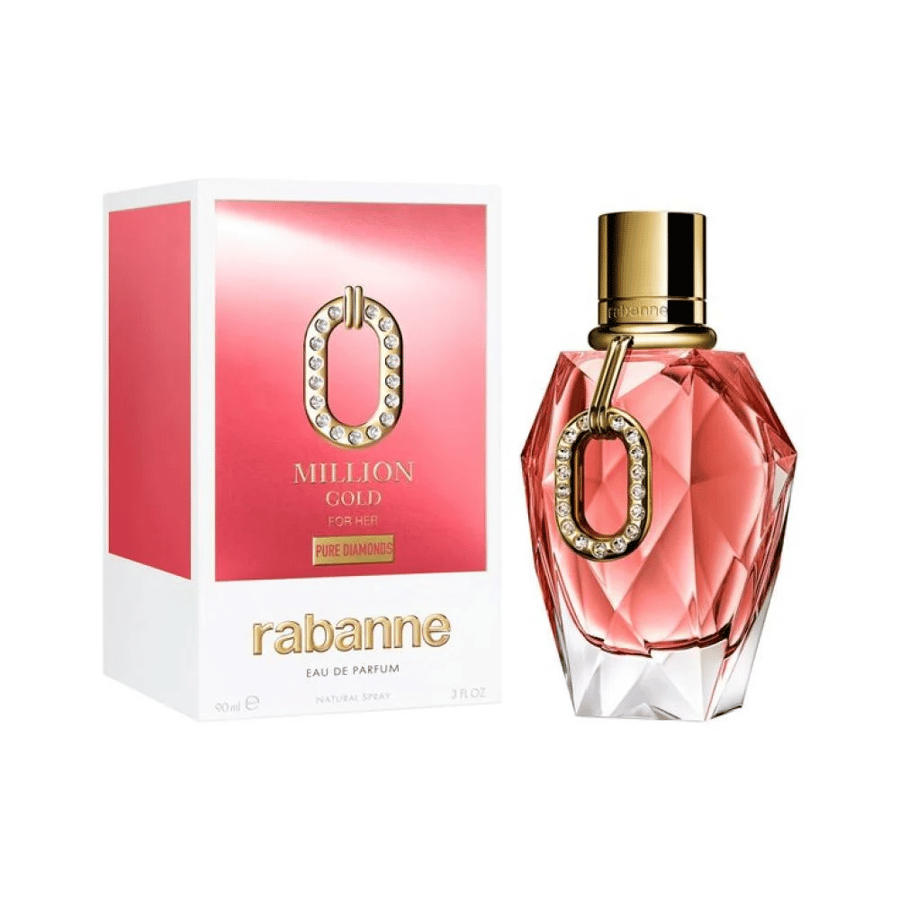 عطر مليون جولد رابان بيور دايموند نسائي او دي بارفيوم - 90 مل