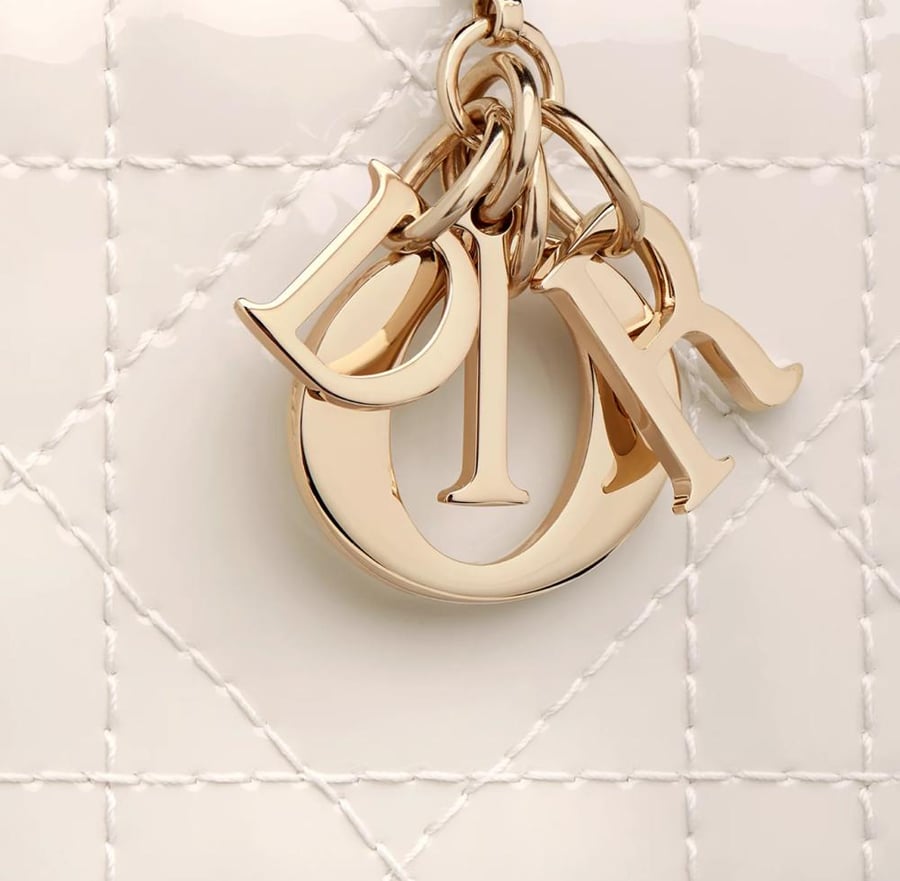محفظة ديور النسائيه  Lady Dior Jasmine