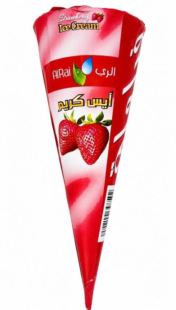 ايس كريم فراولة الري