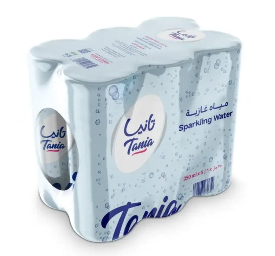 تانيا فوارة مياة غازية  6*250 مل
