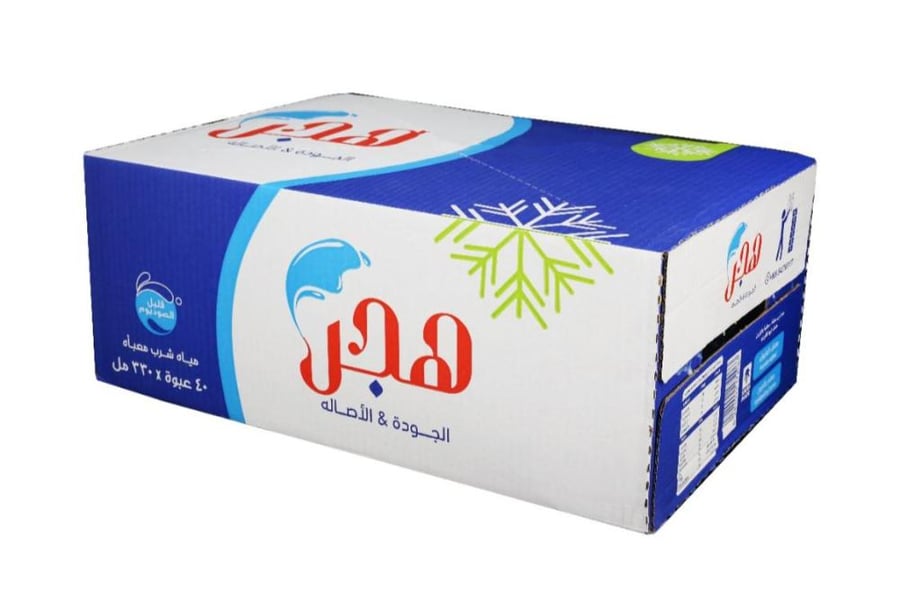 مياة هجر الجودة الاصالة  5 لتر * 4 قارورة