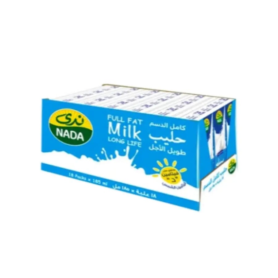 ندى حليب كامل الدسم 18 × 185 مل