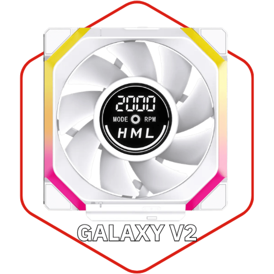 Galaxy V2 3 fan digital set