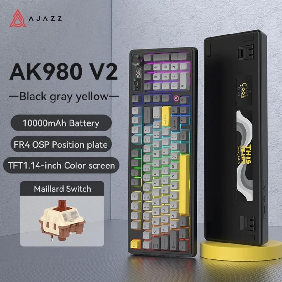 لوحة مفاتيح ألعاب AJAZZ AK980 V2