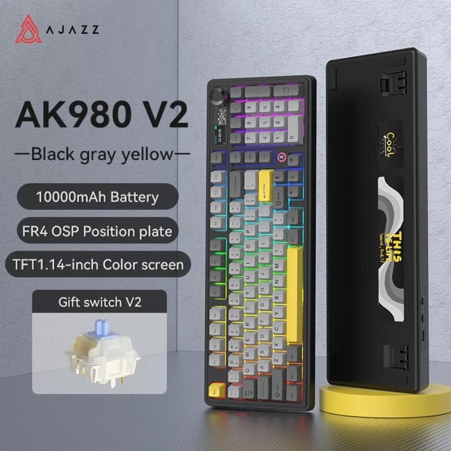 لوحة مفاتيح ألعاب AJAZZ AK980 V2