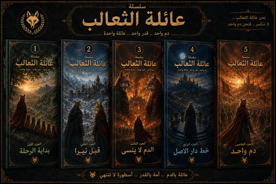 عائلة الثعالب — المجموعة الكاملة 5 كتب