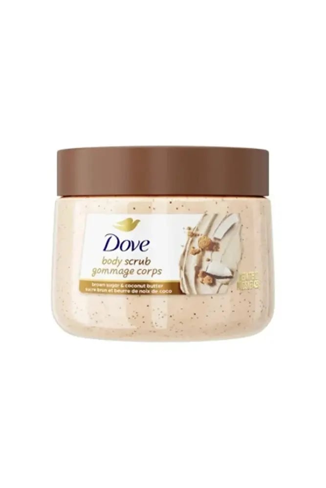 Dove مقشر الجسم بالسكر البني وجوز الهند - 425 جرام