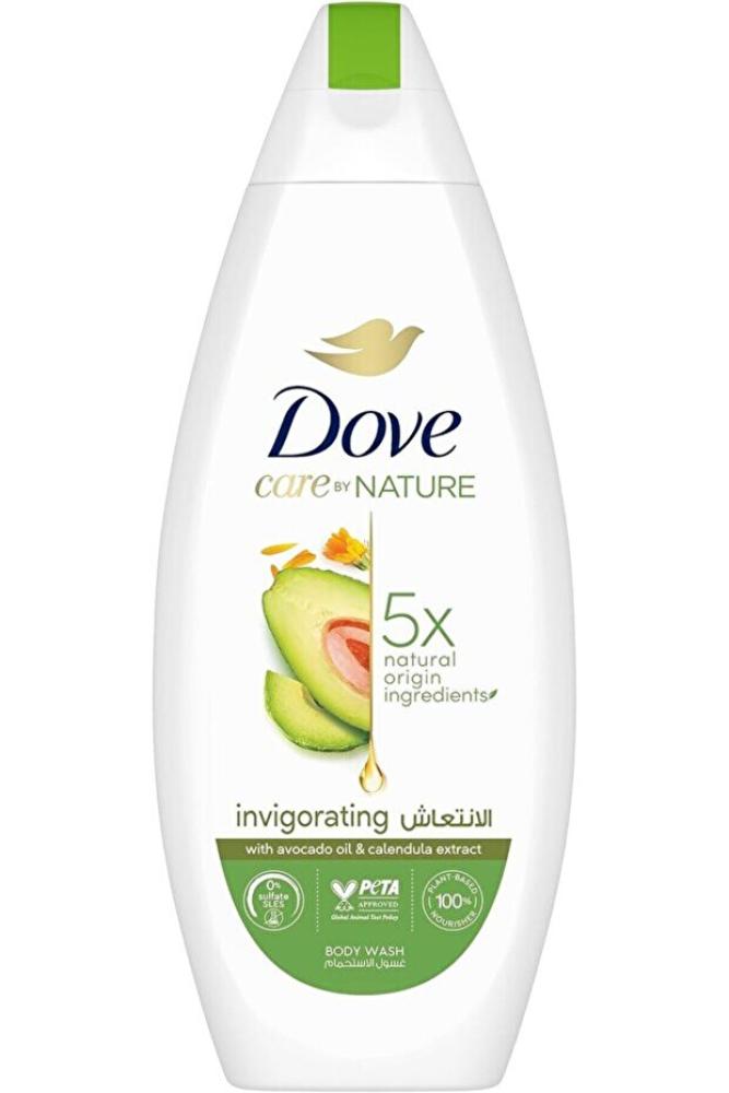 Dove دوف العناية الطبيعية غسول الأستحمام مع زيت الأفوكادو وخلاصة الاذريون - 250 مل