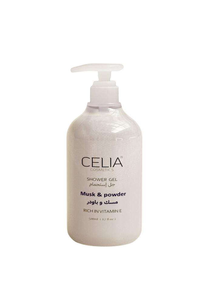 celiacosmetics سيليا شاور جل مسك وباودر 500 مل