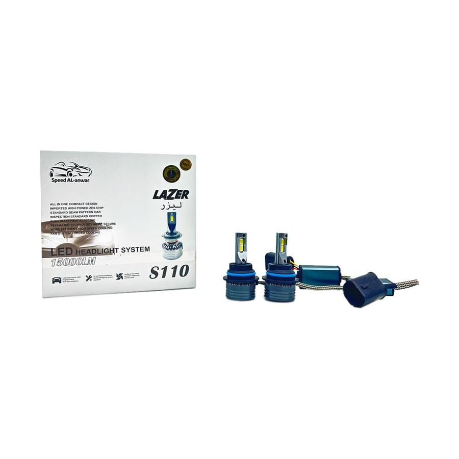 Laser LED bulbs size 9007 model 110 watt